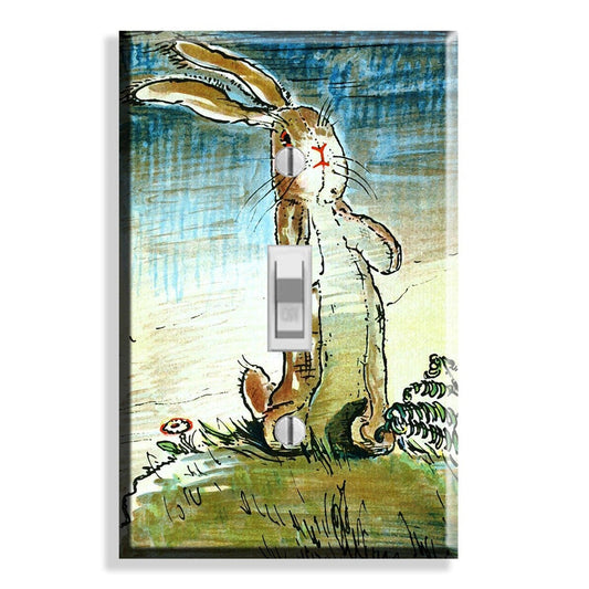 Velveteen Rabbit Children's Book Nursery Decor Light Switch Plate Cover Decor