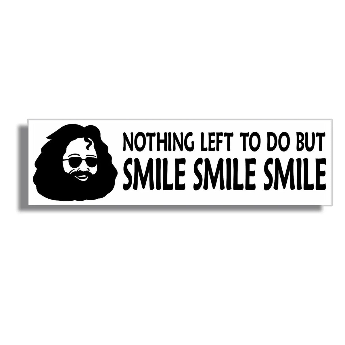 Grateful Dead Jerry Garcia Smile Vinyl Decal Sticker