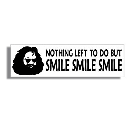Grateful Dead Jerry Garcia Smile Vinyl Decal Sticker