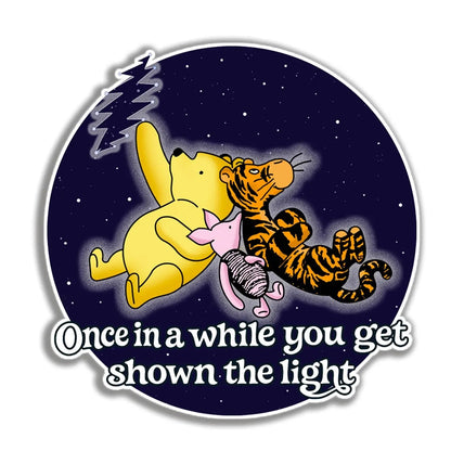 Grateful Dead Winnie the Pooh Scarlet Begonias Vinyl Decal Sticker