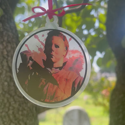 Michael Myers Halloween Horror themed Slasher Holiday Ornament