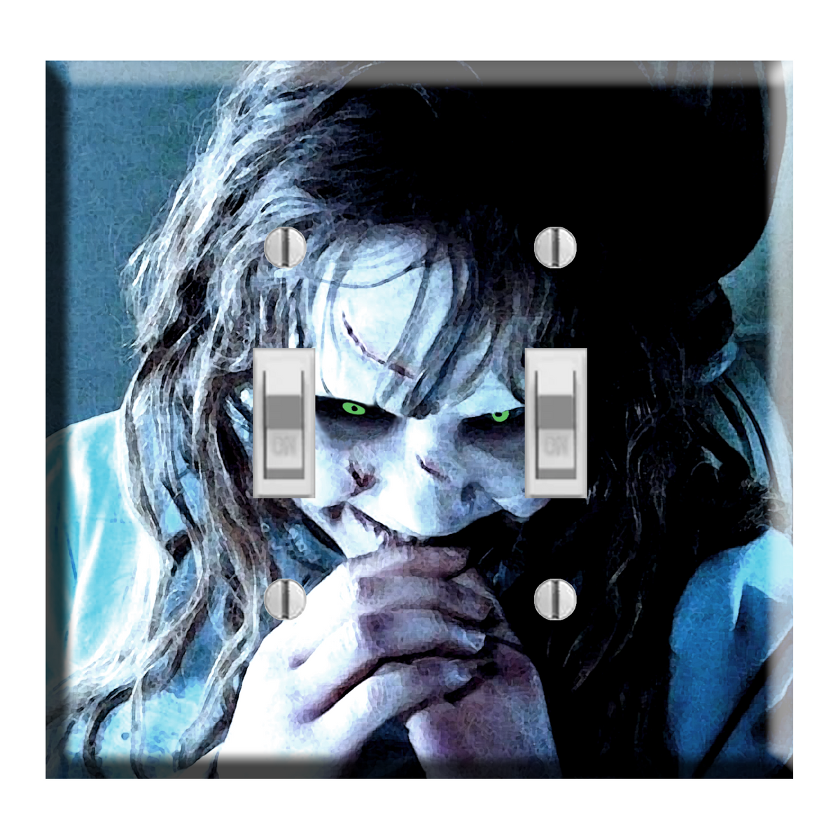 The Exorcist Regan DOUBLE Toggle Light Switch Cover