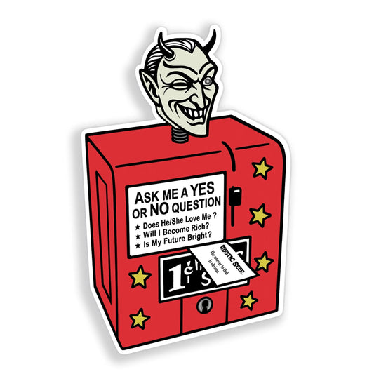 Mystic Seer Fortune Teller Napkin Holder from Twilight Zone Vinyl Decal Sticker